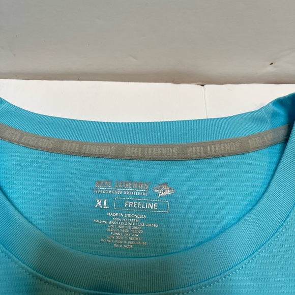 Mens Reel Legends Performance XL Short Sleeve Pullover Shirt JD - Picture 3 of 8